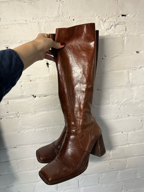 L'INTERVALLE Shoes - L’intervalle Brown Leather Knee-High Boots